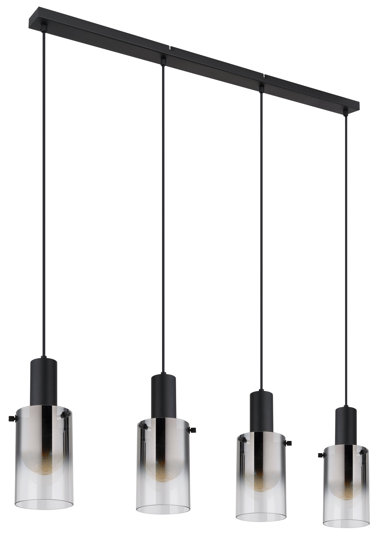 Pakabinamas šviestuvas GLOBO FLORENTINA,4xE27,40W,230V,metalinis,juodos sp,12,5x102x150cm-1
