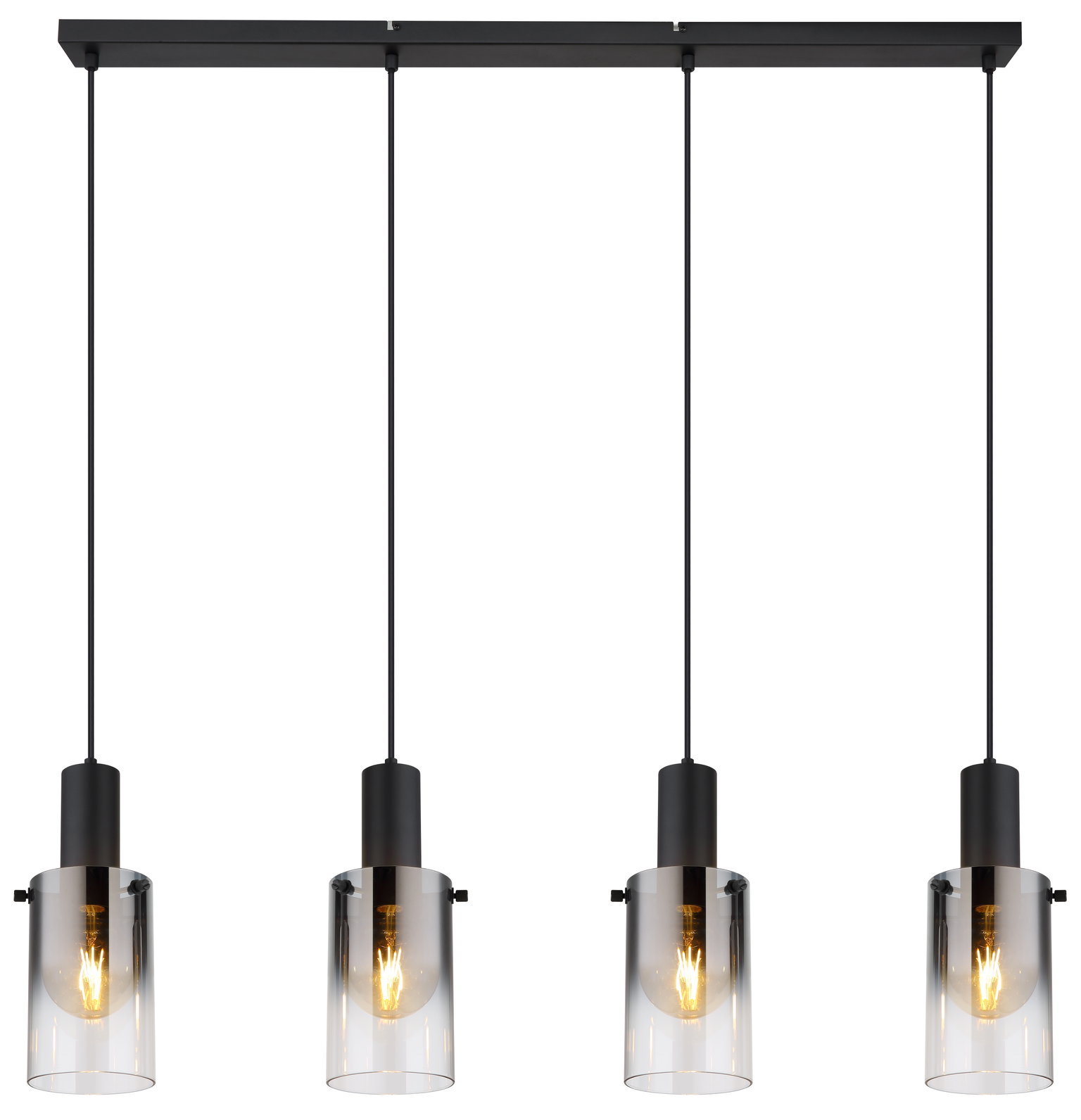Pakabinamas šviestuvas GLOBO FLORENTINA,4xE27,40W,230V,metalinis,juodos sp,12,5x102x150cm - 3