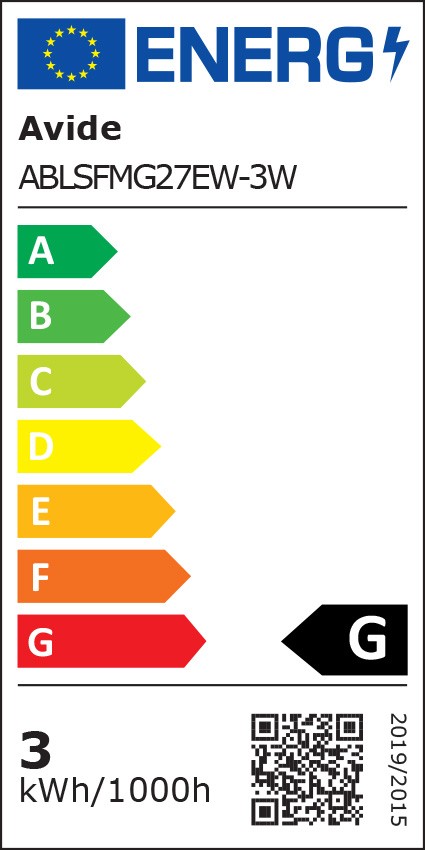 Dekoratyvinė LED lemputė AVIDE SOFT FILAMENT EW, E27 G45, 3W (=19W), 2700K, 180 lm - 4