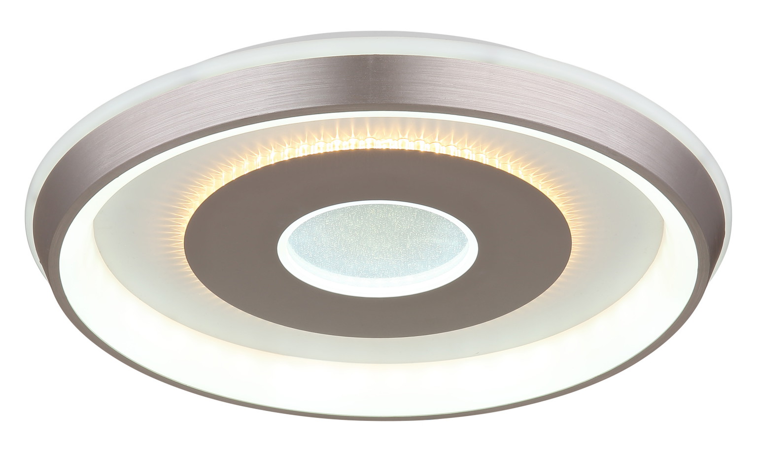 Lubinis LED šviestuvas GLOBO WILLIAMSON, 40W, CCT 2700/4000/5000K, 4700lm, baltos/šampano sp, ø49cm-0