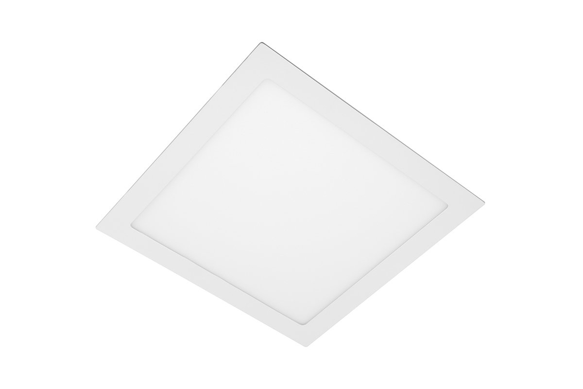 Įleidžiama LED panelė GTV MATIS, IP44, 24 W, 2000 lm, 4000 K, baltos sp., kvadrato f., 30 x 30 cm