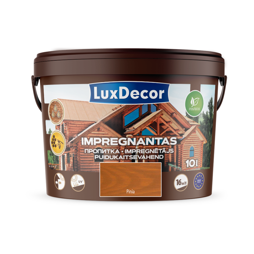 Medienos impregnantas LUXDECOR, pinios sp., 10 l-0