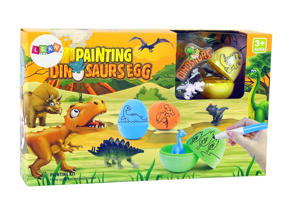 Kūrybinis DIY rinkinys Painting Dinosaurs Egg - 7