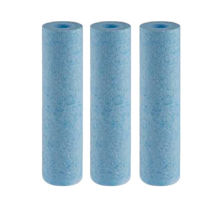 Vandens filtro kasečių kompl. SANCPP10, 10'', antibakterinė, pūsto polipropileno, 10 mk, 3 vnt.-0