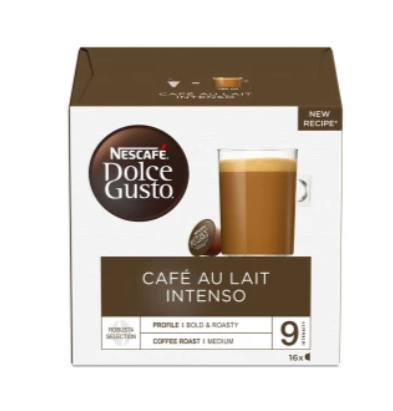 Kavos kapsulės NESCAFE DOLCE GUSTO CAFE AU LAIT, 16 kapsulių, 160 g