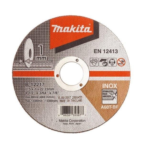 Metalo pjovimo diskas MAKITA, 115 x 1,0 mm, RST