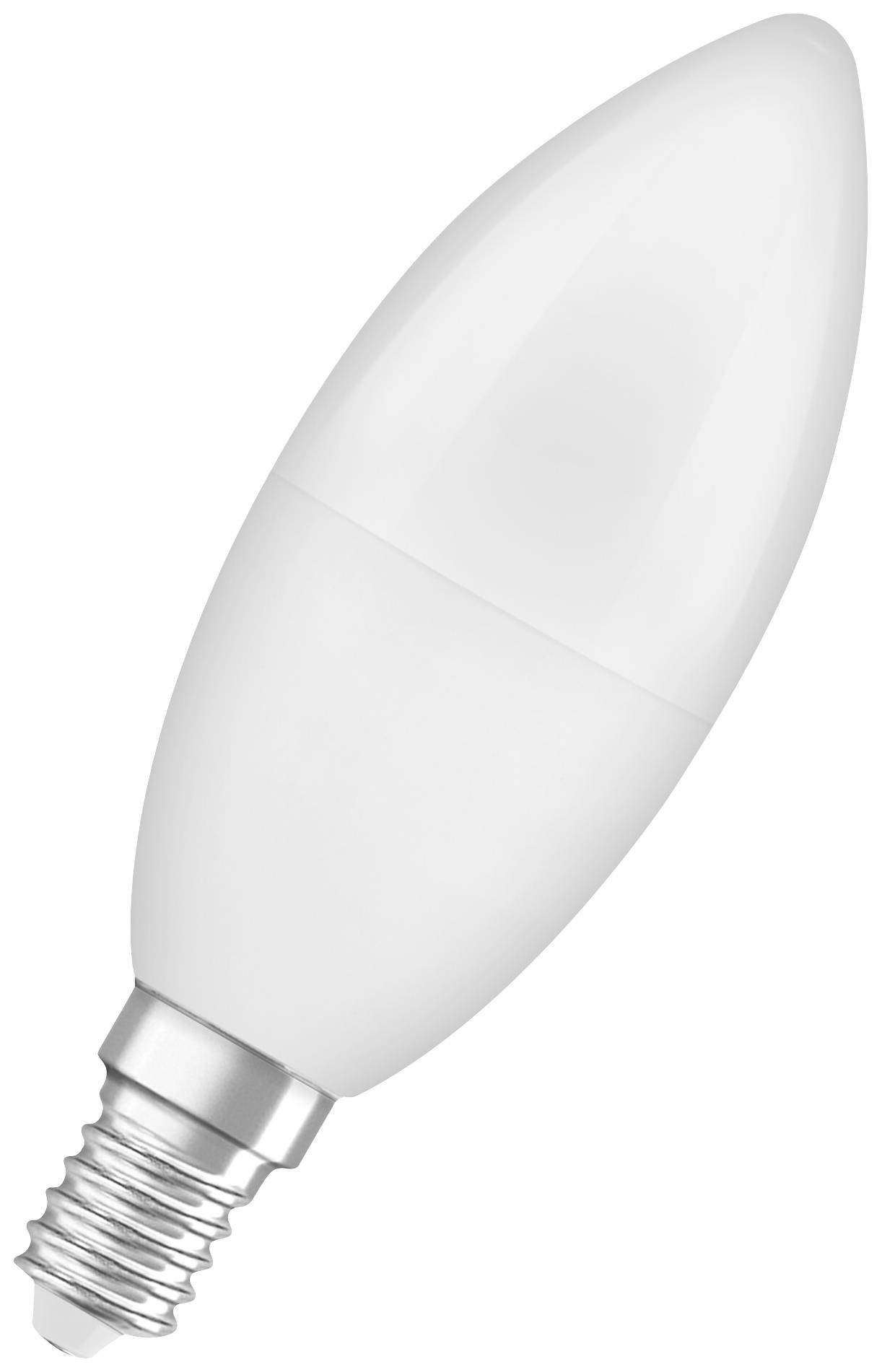 LED lemputė OSRAM, E14, B60, žvakės formos, 7W, 4000K, 806 lm, non-dim, matinė