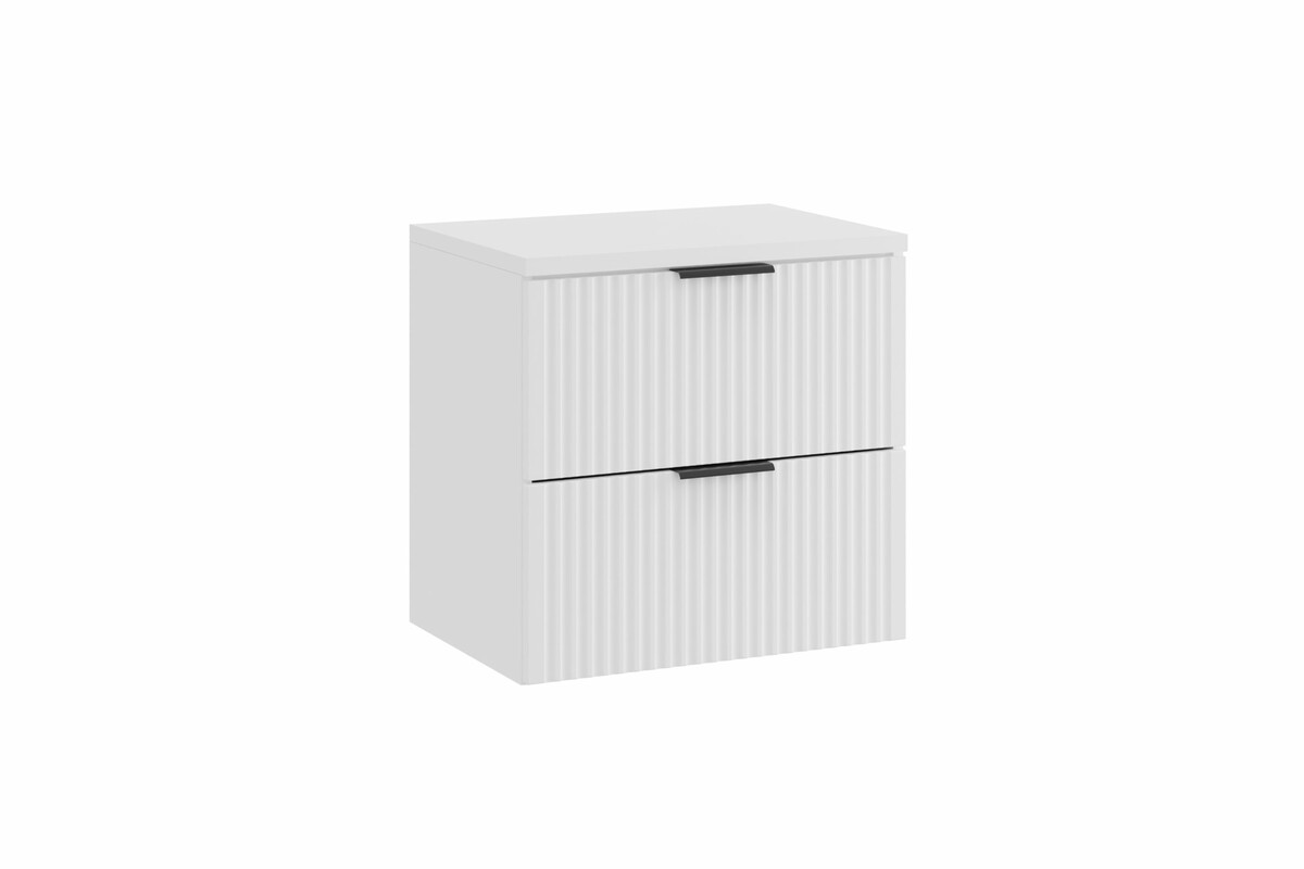 Apatinė vonios spintelė COMAD ADW B WHITE su stalviršiu 60 cm, balta-0