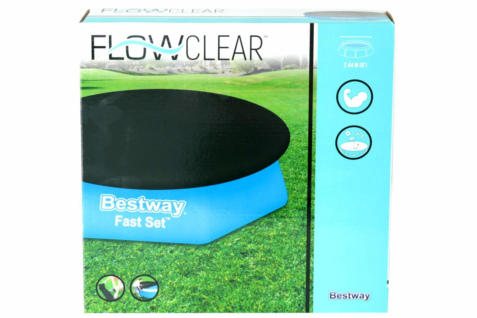 Baseino uždangalas BESTWAY Flowclear 244 cm. - 3