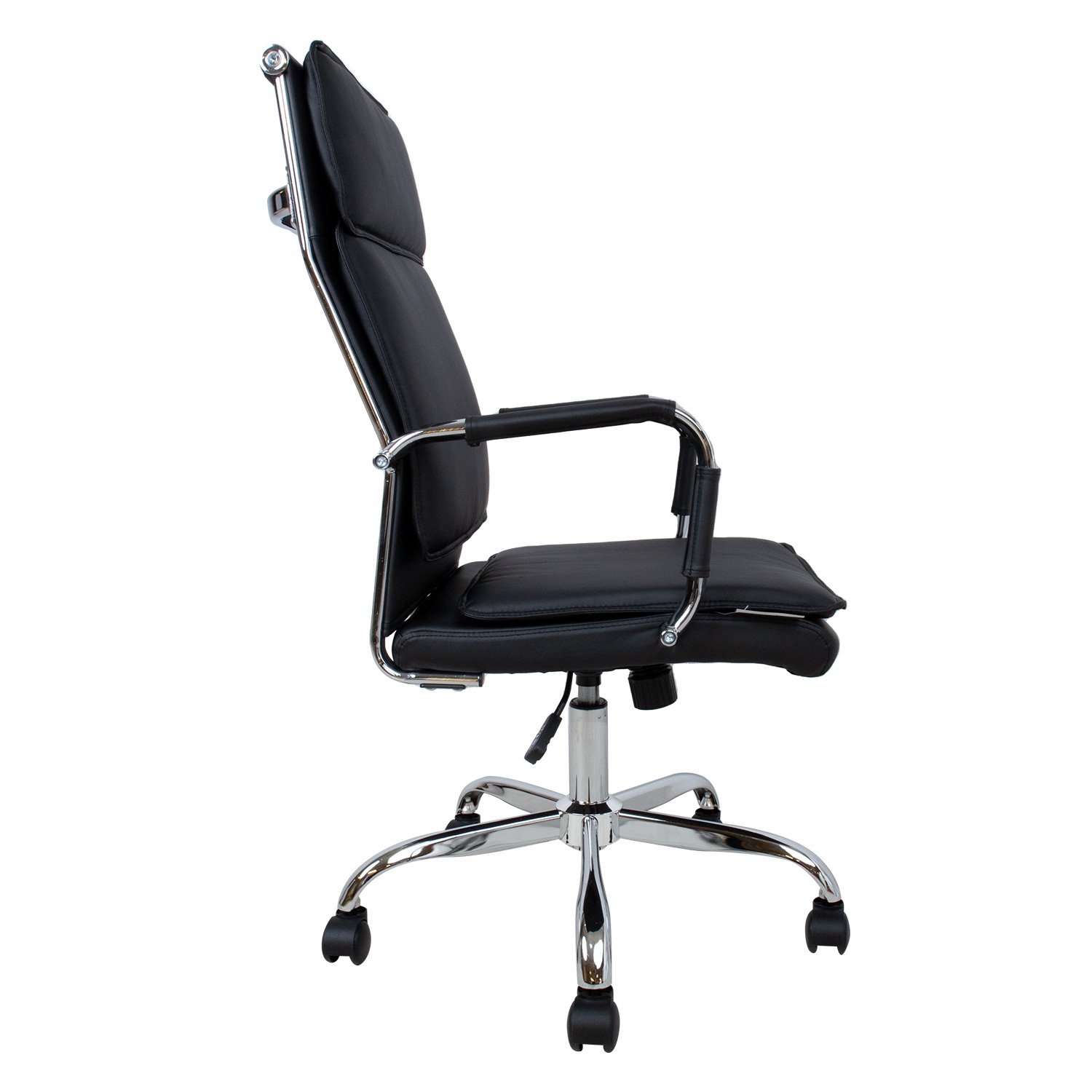 Biuro kėdė ULTRA, 54,5x60xH106,5-116,5 cm, juoda - 3