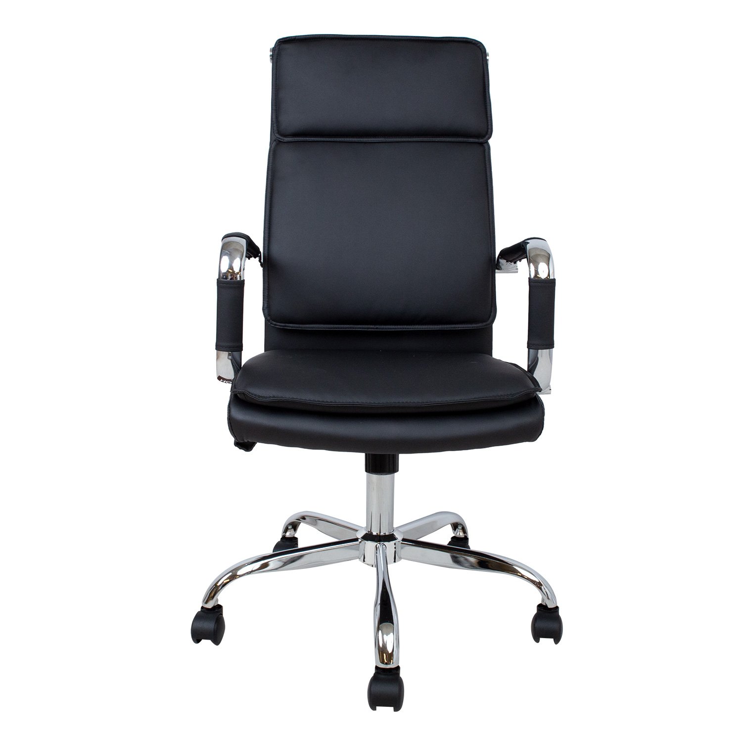 Biuro kėdė ULTRA, 54,5x60xH106,5-116,5 cm, juoda - 2