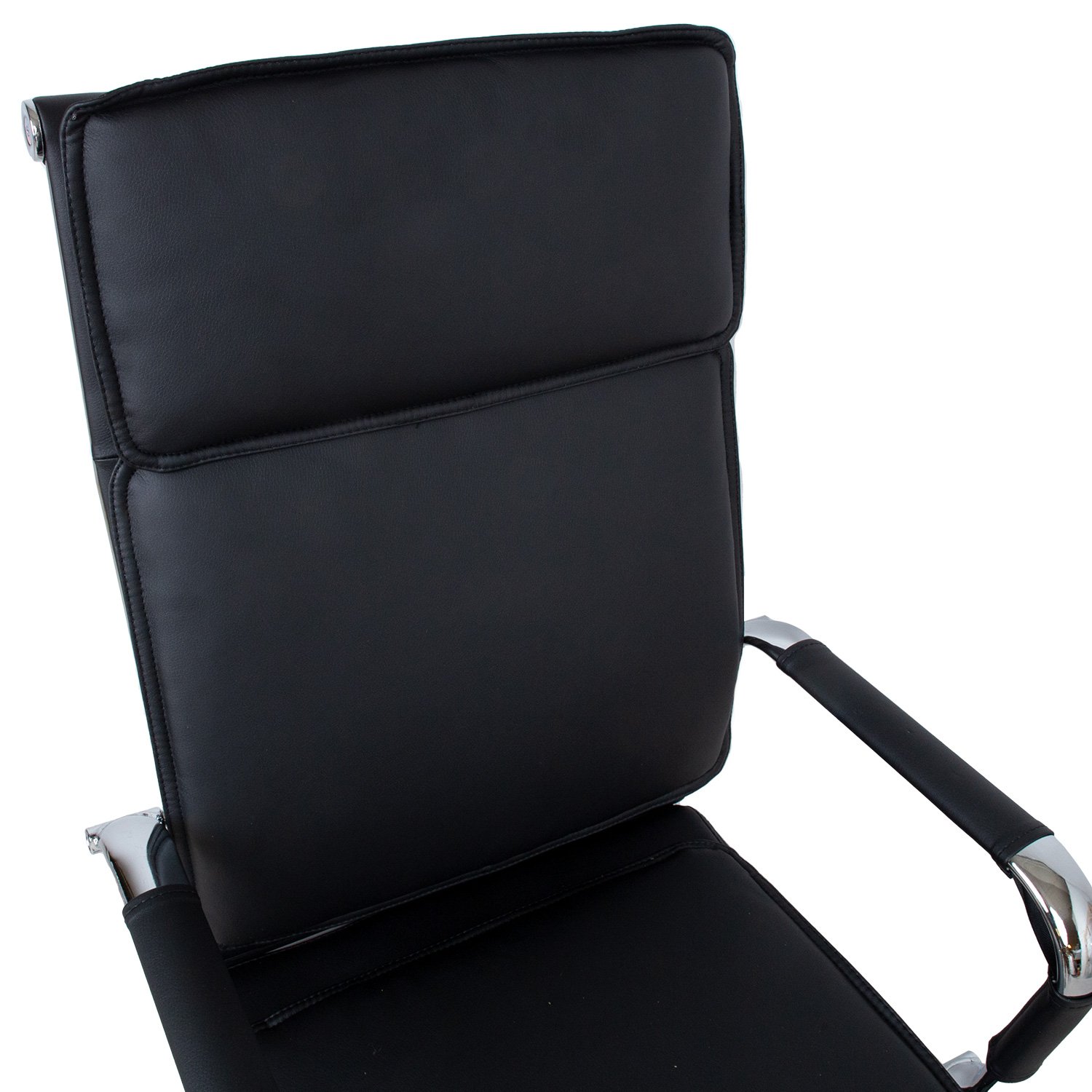 Biuro kėdė ULTRA, 54,5x60xH106,5-116,5 cm, juoda - 5
