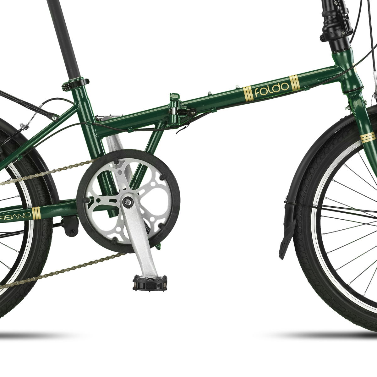Sulankstomas dviratis Foldo Urbano Ultra 20 (URB.2007), žalias-1