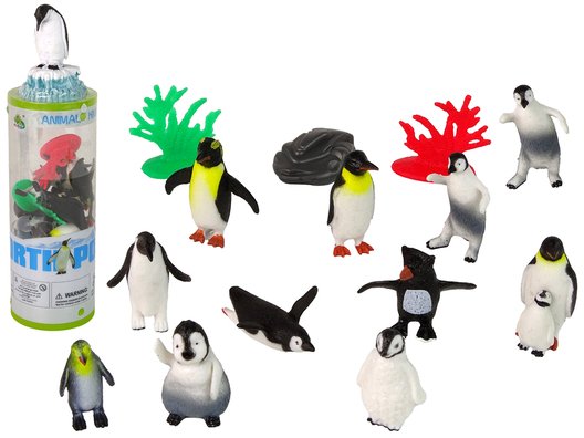 Pingvinų figūrėlių rinkinys, 12 vnt. - 3