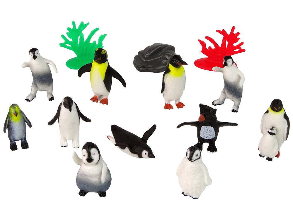 Pingvinų figūrėlių rinkinys, 12 vnt. - 5