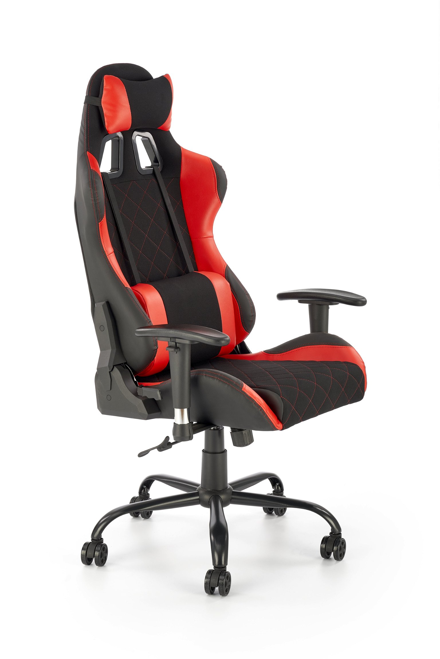 Biuro kėdė DRAKE, juoda/raudona