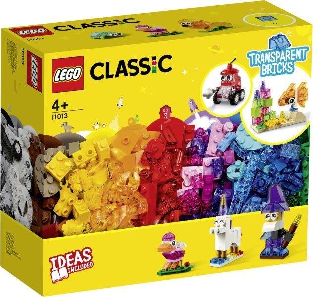 Konstruktorius LEGO® Classic Kūrybinės skaidrios kaladėlės 11013