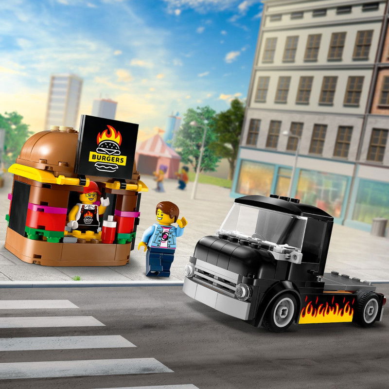 Konstruktorius LEGO City Great Vehicles Burger Truck 60404-1