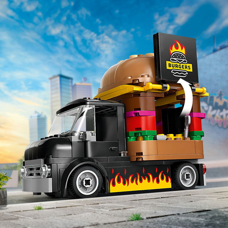 Konstruktorius LEGO City Great Vehicles Burger Truck 60404 - 4