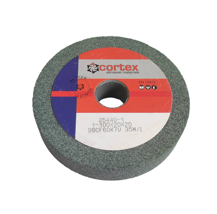 Galandinimo diskas CORTEX, 100 x 20 x 20 mm, F60, silicio karbidas