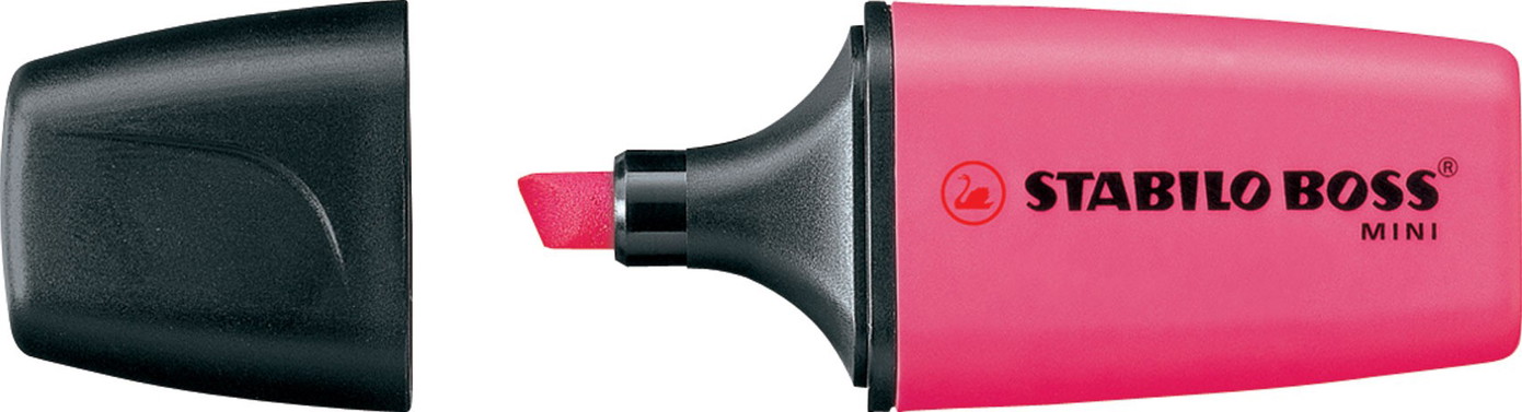 Teksto žymeklis BOSS MINI pink-1