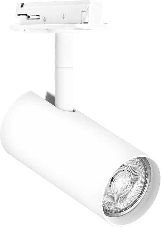 Taškinis bėgelių šviestuvas OSRAM TRACKLIGHT SPOT CYLINDER, 1xGU10, baltas, 14x13x5,5cm-0