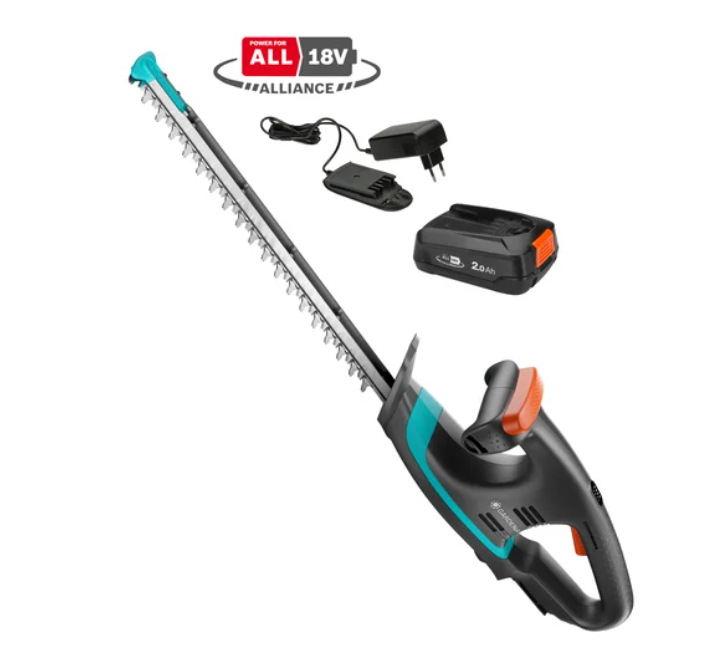 Akumuliatorinės gyvatvorių žirklės GARDENA EasyCut 40/18V P4A, 18 V, 2,0 Ah, 40 cm-0