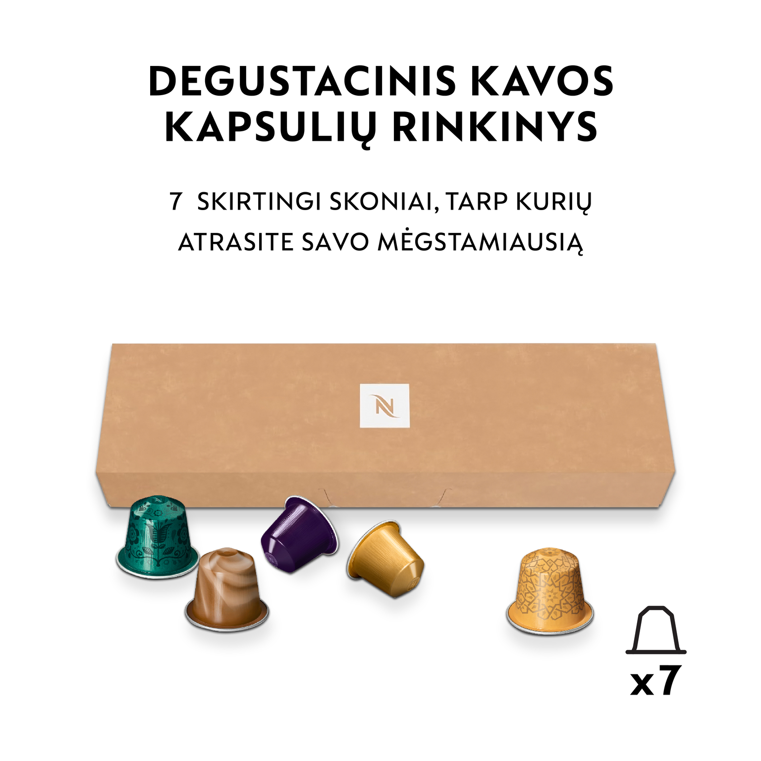Kapsulinis kavos aparatas DELONGHI NESPRESSO EN127.S Pixie - 8