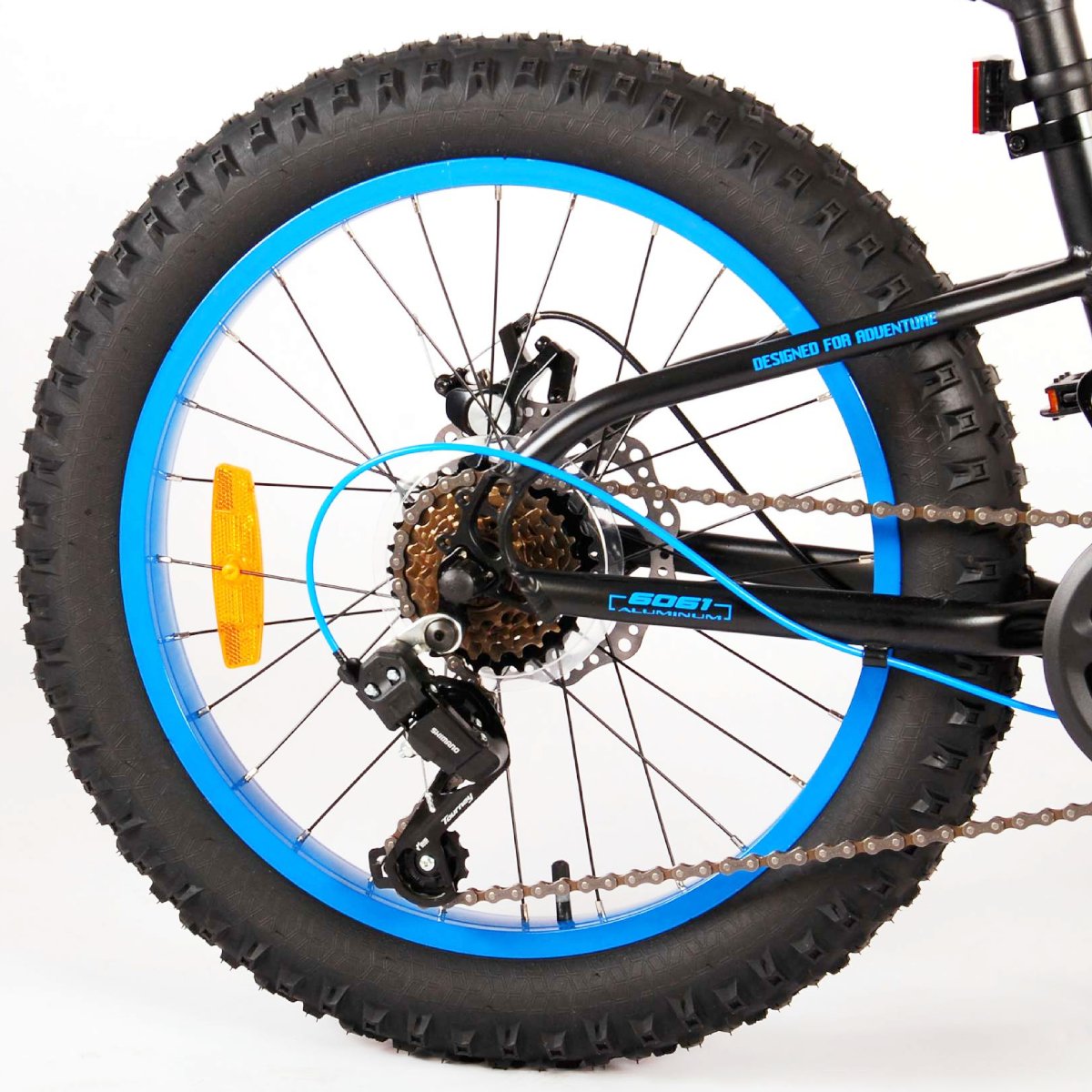 Vaikiškas dviratis VOLARE 20" Gradient (22069) juodas/mėlynas - 3