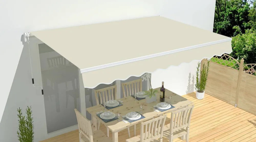 Terasos markizė CLASSIC, 500x300 cm, smėlio sp. - 3