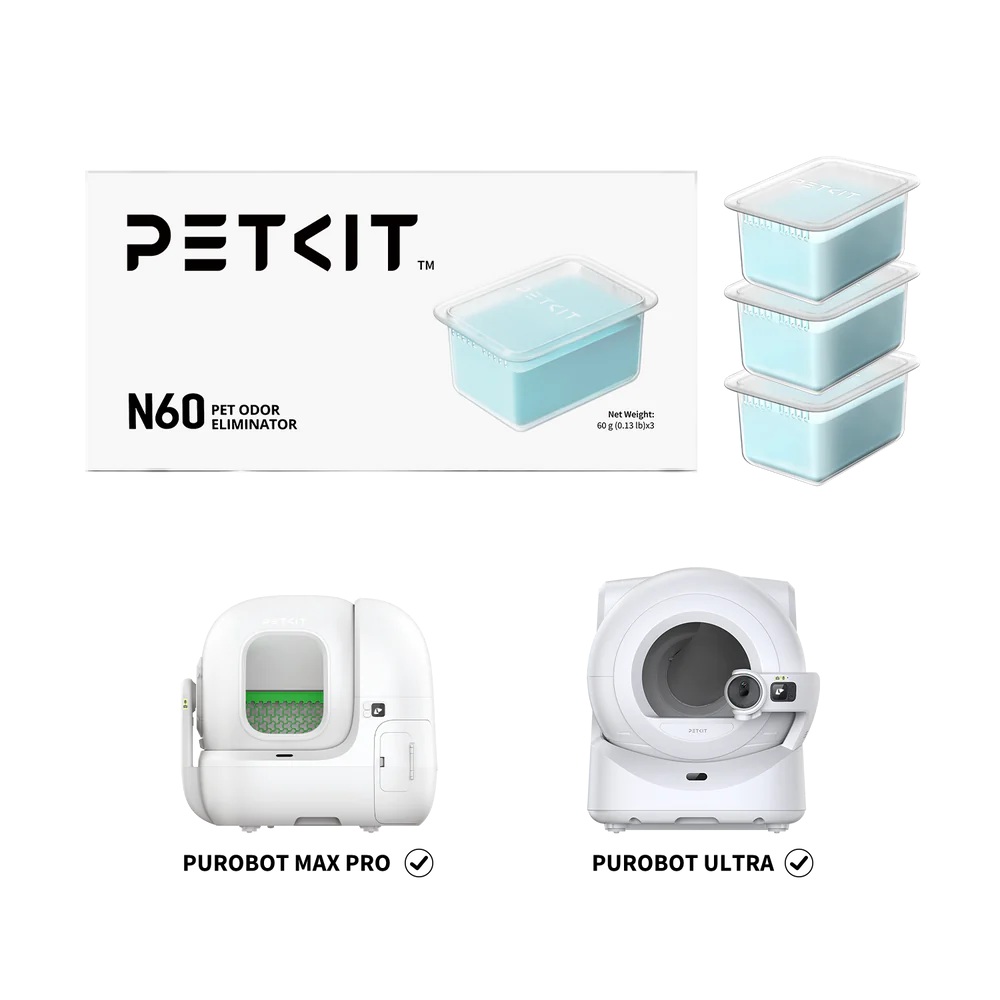 Kvapų šalinimo priemonė Petkit Purobot Ultra N60, 3 vnt.-1
