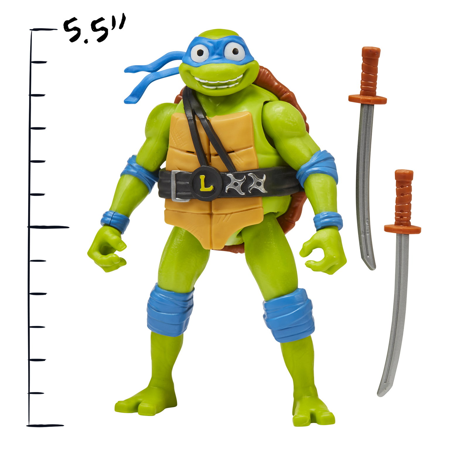 TMNT figūrėlė Ninja Shouts Leonardo, 83351 - 6
