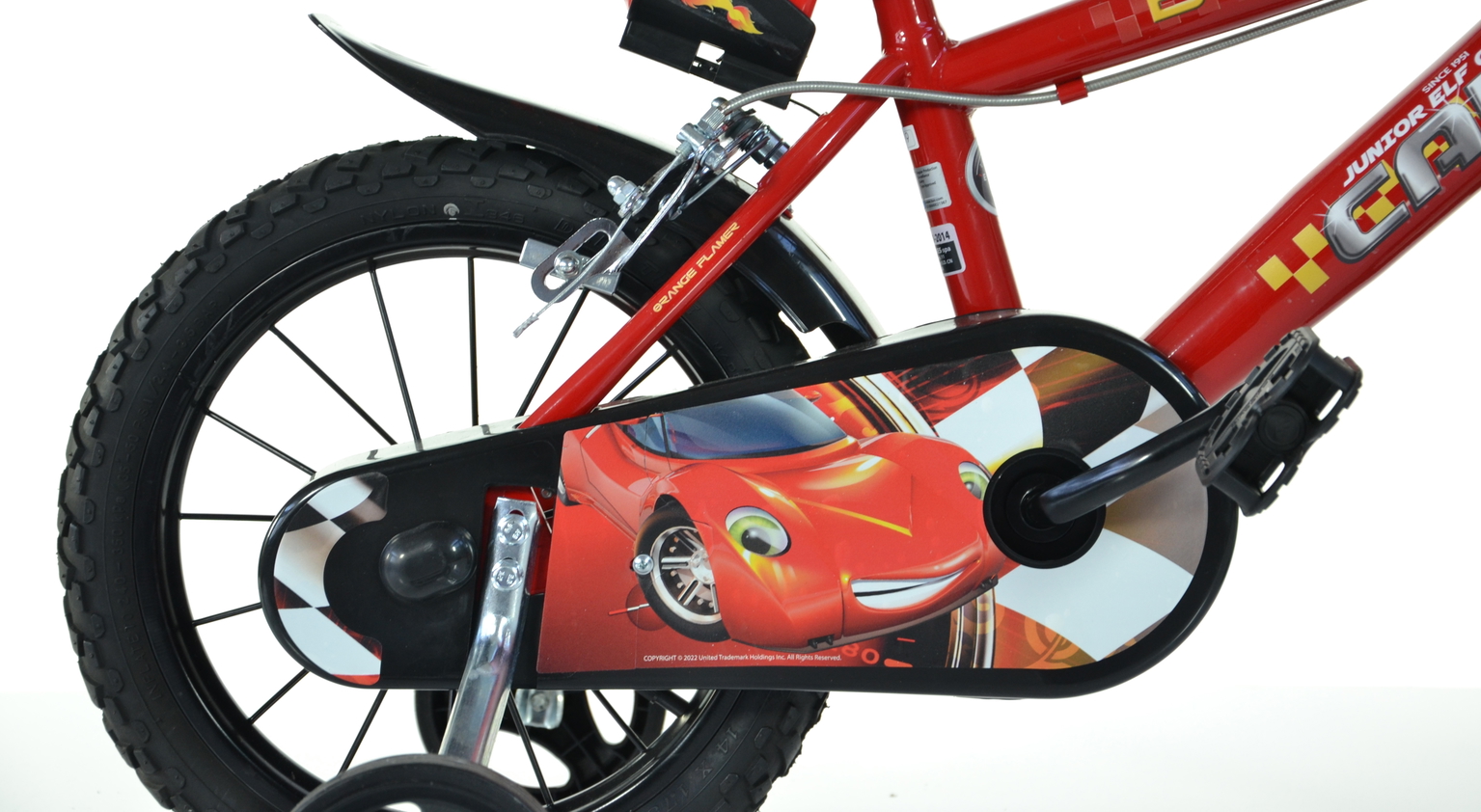 Vaikiškas dviratis Dino Bikes Cars, 16'', raudonas - 4