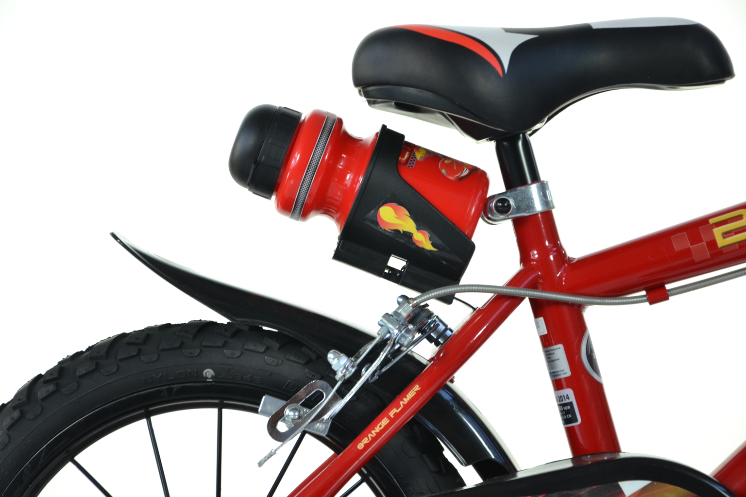 Vaikiškas dviratis Dino Bikes Cars, 16'', raudonas - 5