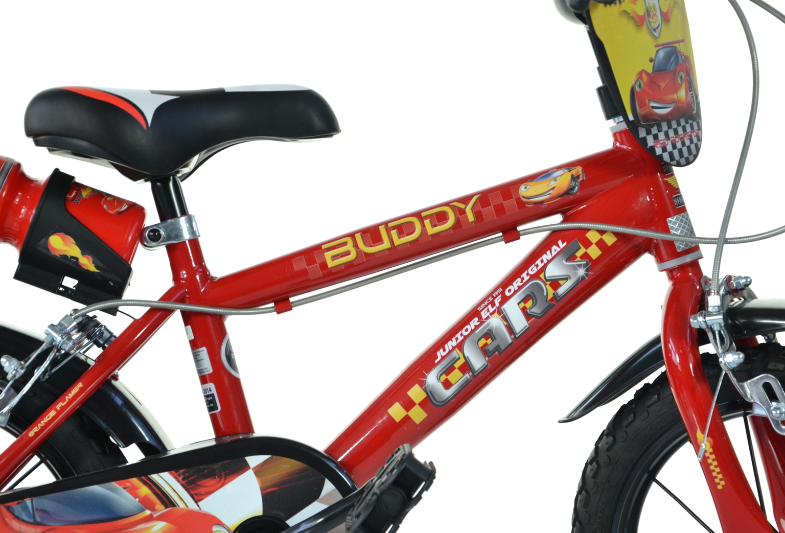 Vaikiškas dviratis Dino Bikes Cars, 16'', raudonas - 3