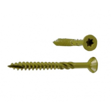 Konstr. medsraigtis plokščia galva RUSPERT, antikorozinė danga, 6,0 x 120 /60, 100 vnt, + BIT TORX30-0
