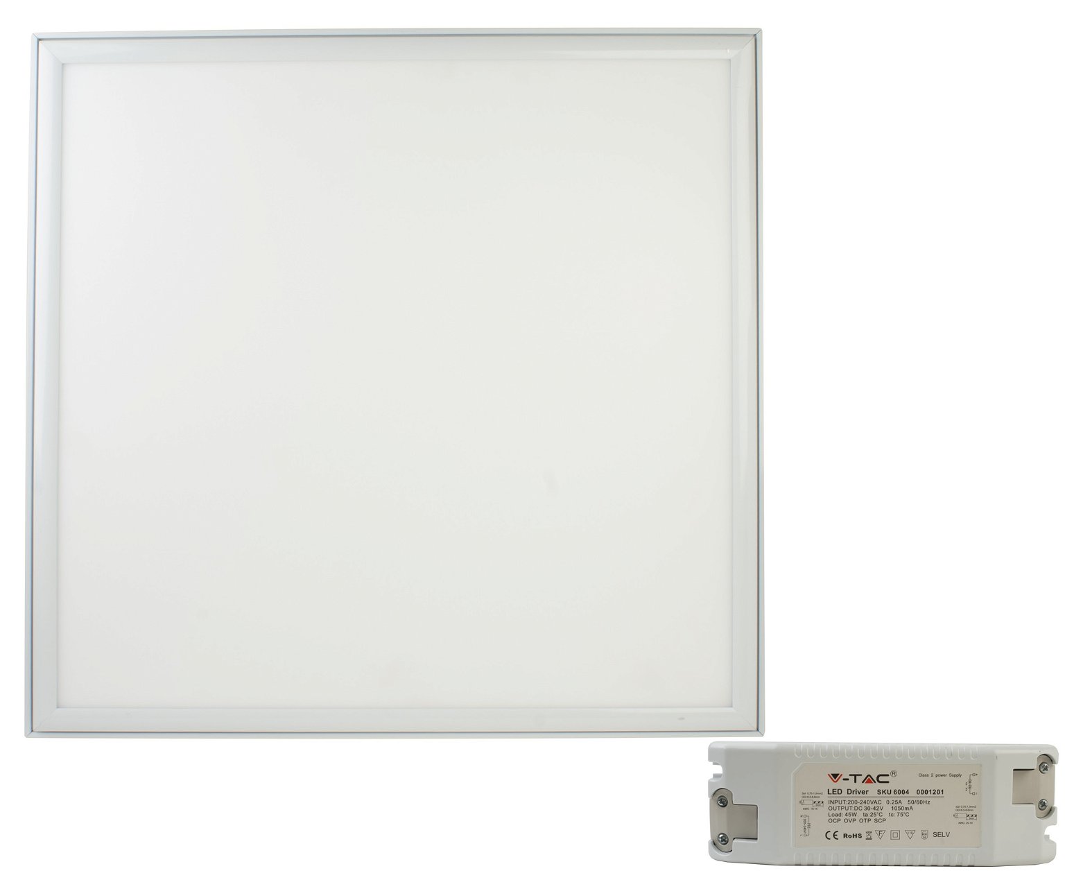 Įleidžiama LED panelė su transformatoriumi V-TAC, 29 W