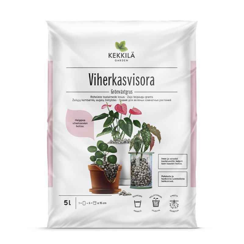 Kambarinių augalų skalda KEKKILA, 5 L-0