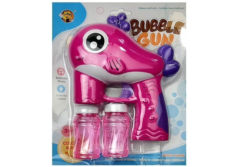 Muilo burbulų pistoletas Delfinas, rožinis - 5
