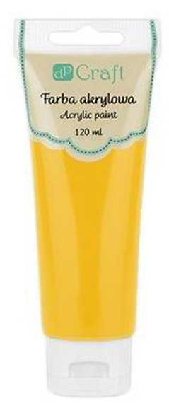 Akriliniai dažai 120ml, MEDIUM CADIUM YELLOW-0