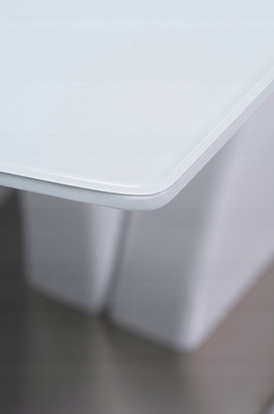 Valgomojo stalas FARO, 120 x 80 cm, baltas - 3