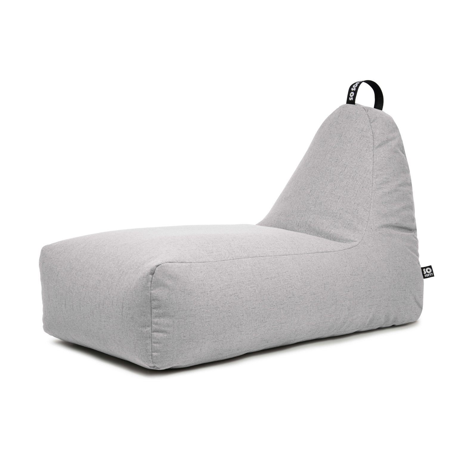 Sėdmaišis Chill XXL Scandi , 135x75x75 cm, baltai pilka-0