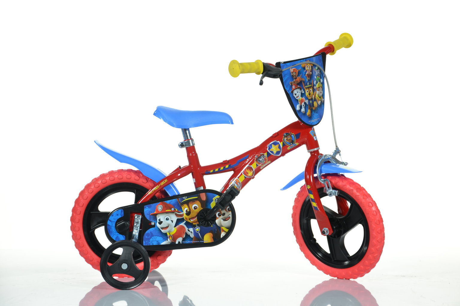 Vaikiškas dviratis Dino Bikes Paw Patrol 612L-PW, 12"-0