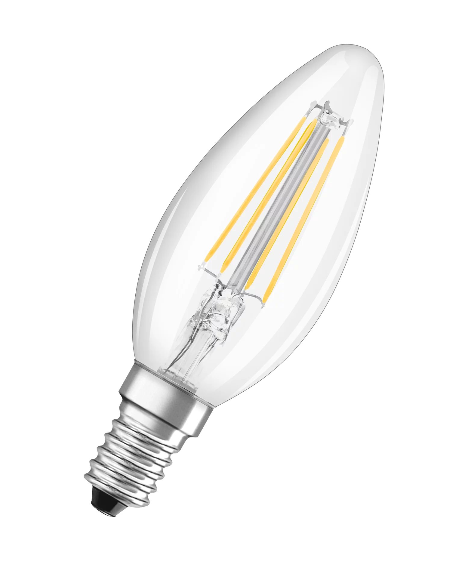 OSRAM Žvakės formos LED FILAMENT lemputė B60, 6W, 2700K, E14, non-dim 806LM-0