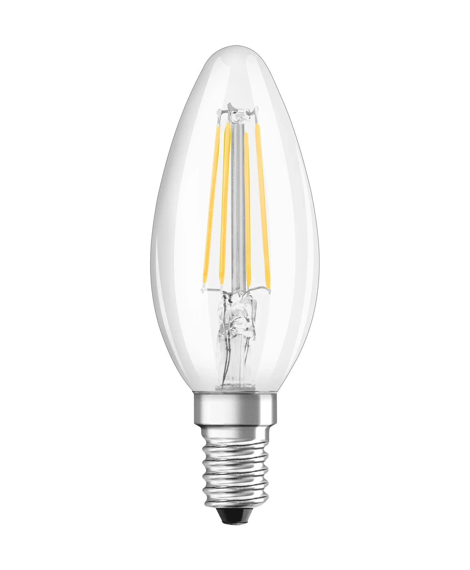 OSRAM Žvakės formos LED FILAMENT lemputė B60, 6W, 2700K, E14, non-dim 806LM - 4