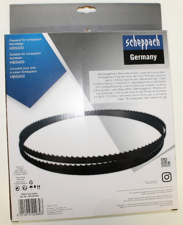 Pjovimo juosta Scheppach HBS400 2240 x 13 x 0.5mm / 4 Z/Z-0