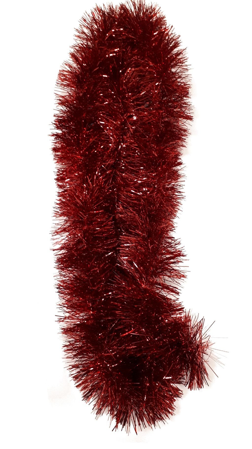 Lavsaninė girlianda, raudona, 2 m x 100 mm