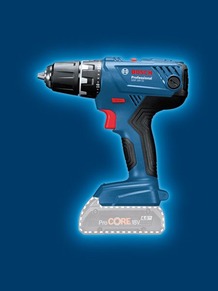 Akumuliatorinis suktuvas-gręžtuvas BOSCH PRO GSR 18V-21, 18 V, (be akum.ir krov., su L-BOXX) - 6