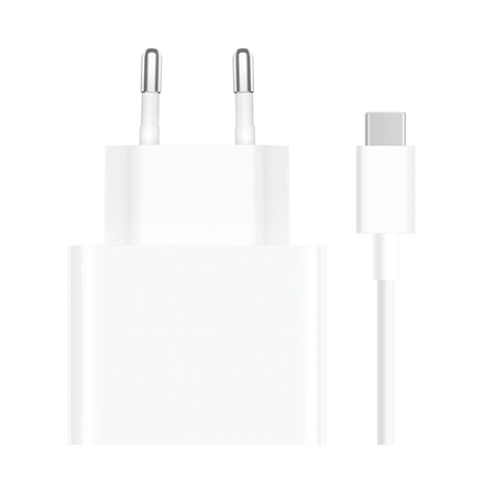 Telefono įkroviklis Xiaomi 67W Charging Combo Type-A EU, USB-C, balta-0