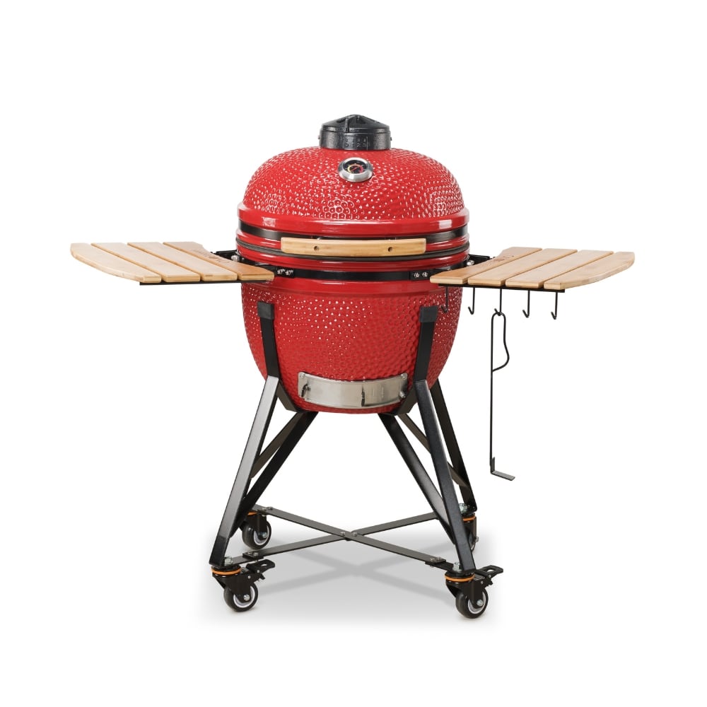 Keraminė kepsninė KAMADO BONO MEDIA, 20", 52 cm, raudonos sp. - 3